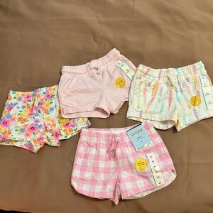 Cat & Jack Kids' Pink and Multicolor Shorts Set